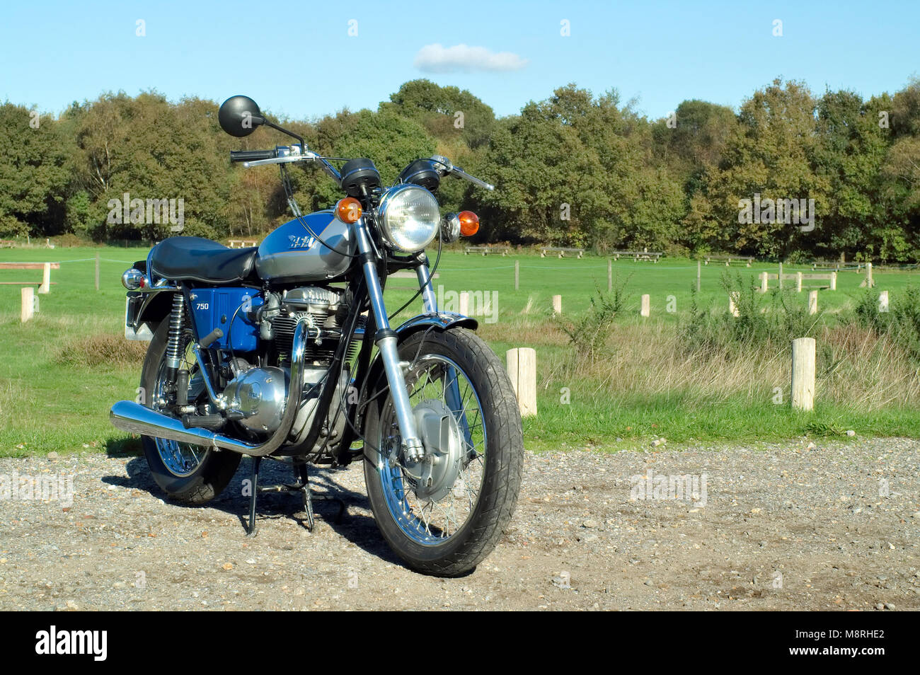 1972 BSA A75 750cc Lightning Banque D'Images