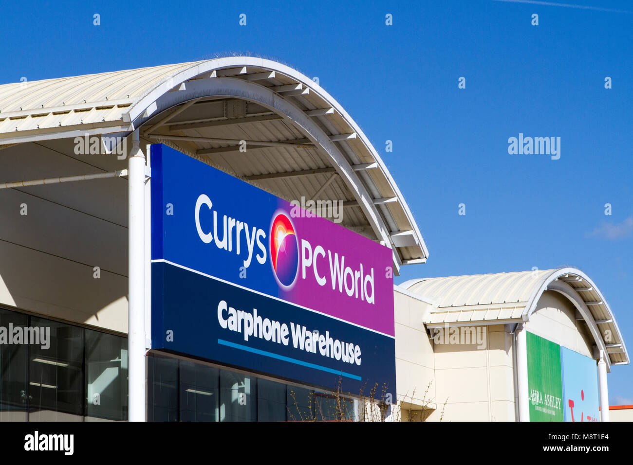 Parc commercial de la nouvelle mersey Banque de photographies et d