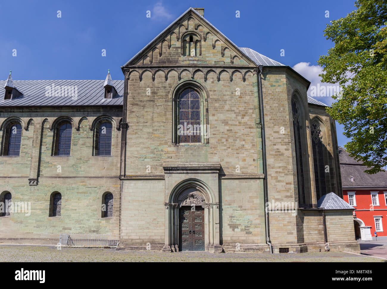 Façade de l'église de Saint Patrokli Soest, Allemagne Banque D'Images