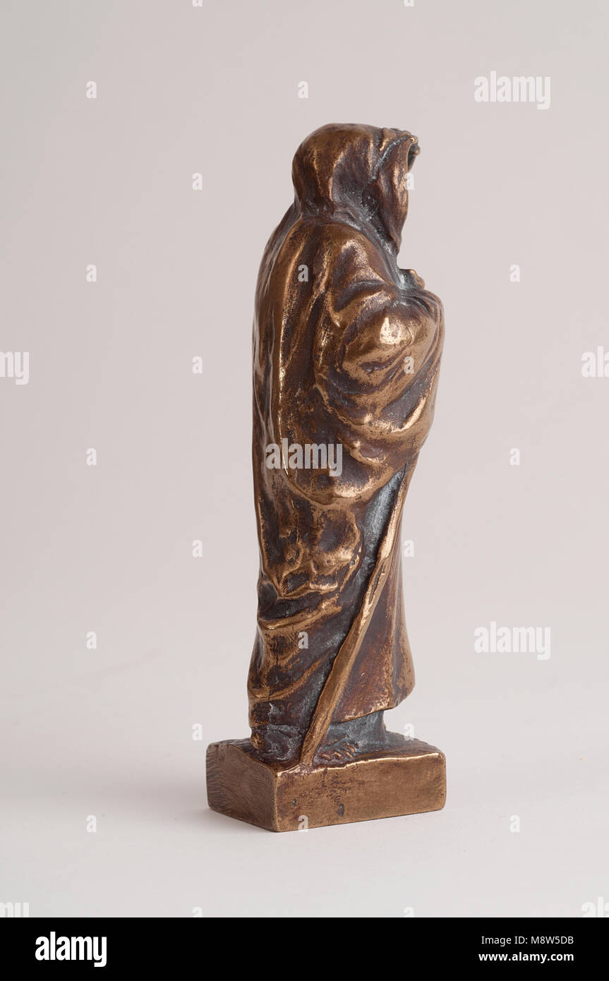 Charles Sykes mascot St Christopher Bronze 11cm de haut Banque D'Images