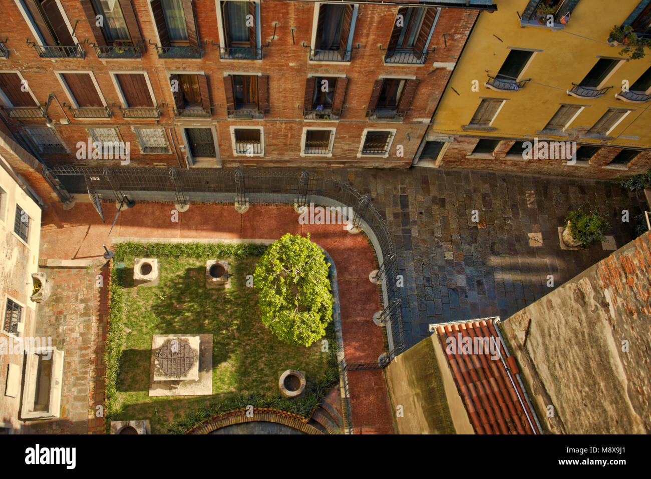 Palazzo Contarini del Bovolo, Venise, Italie. Banque D'Images