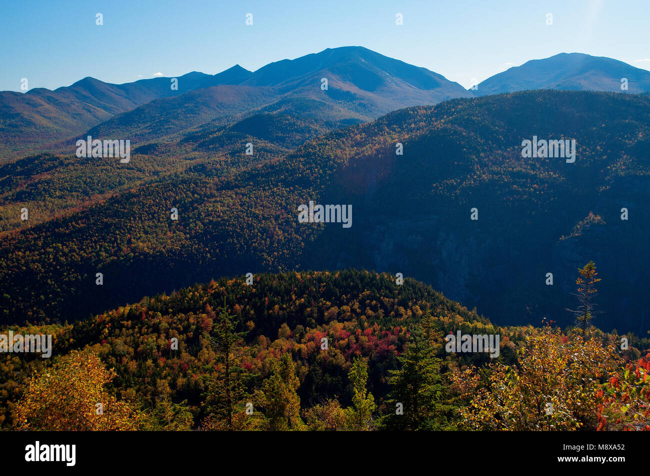 Dix et Round Mt, Adirondack Forest Preserve, New York Banque D'Images