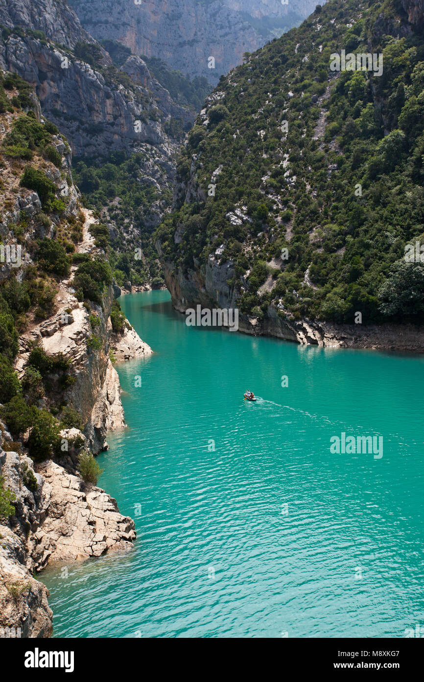 Grand Canyon du Verdon, Provence, France Banque D'Images