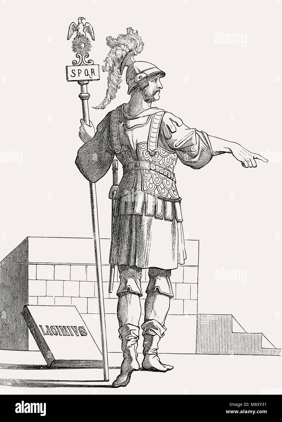 Licinius I, empereur romain de 308 à 324 Banque D'Images