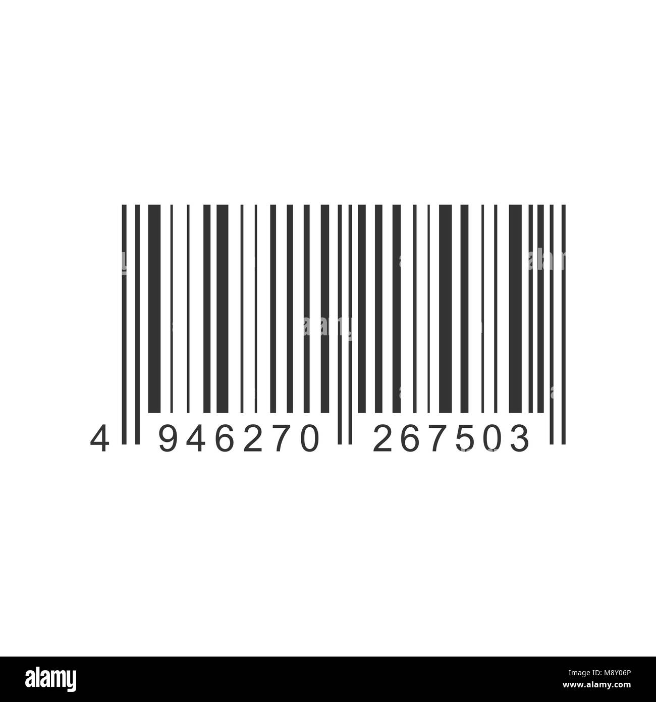 La distribution des produits code à barres icône. Vector illustration. Concept d'affaires pictogramme de codes-barres. Illustration de Vecteur
