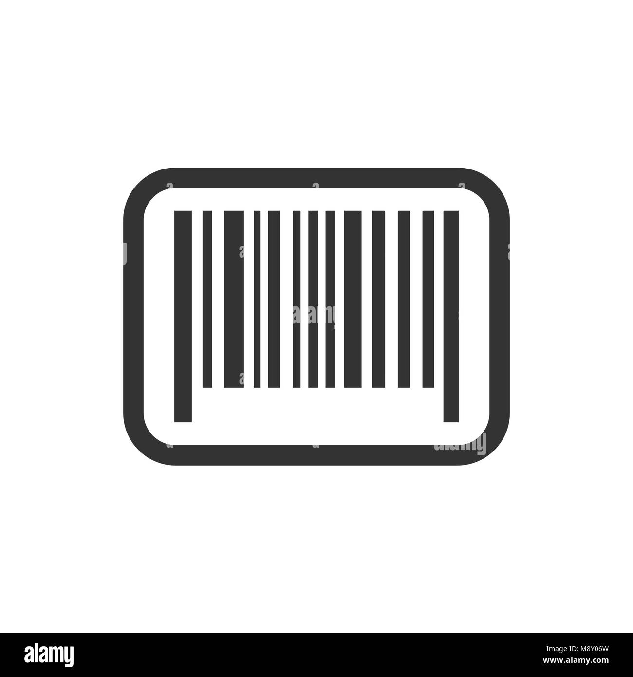 La distribution des produits code à barres icône. Vector illustration. Concept d'affaires pictogramme de codes-barres. Illustration de Vecteur