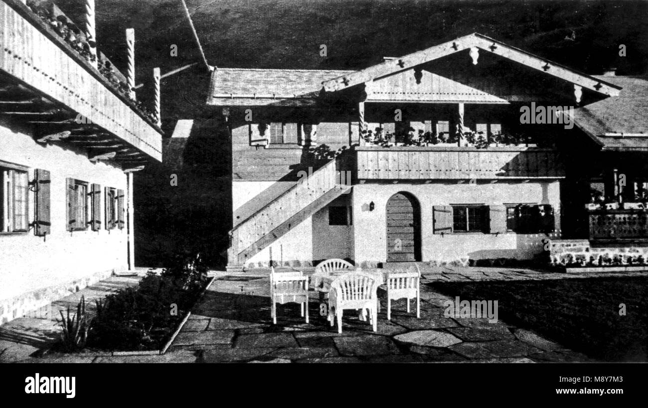 Maison d'été d'Adolf Hitler, le berghof, Bavière Banque D'Images, Photo