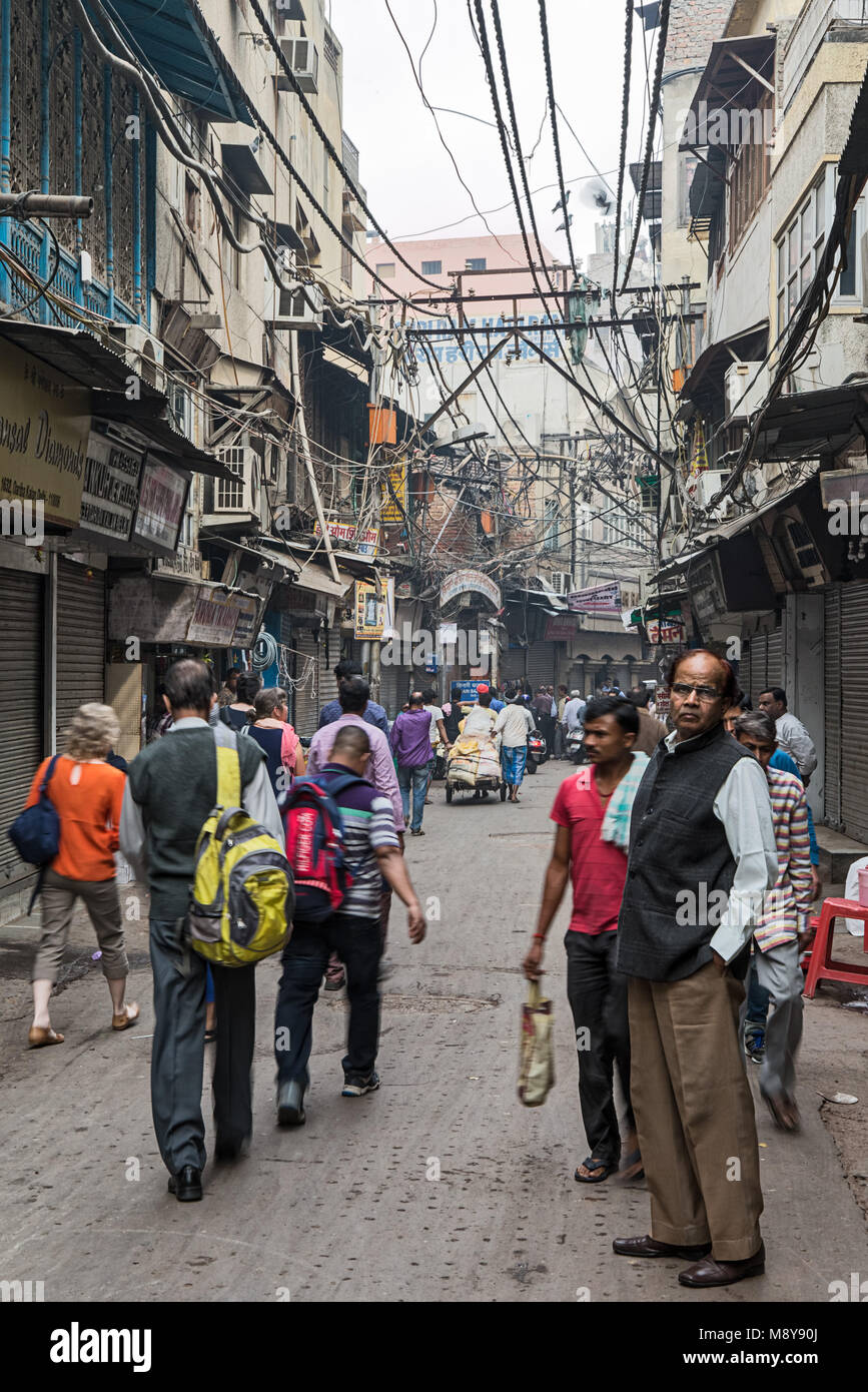 Street - Delhi Banque D'Images