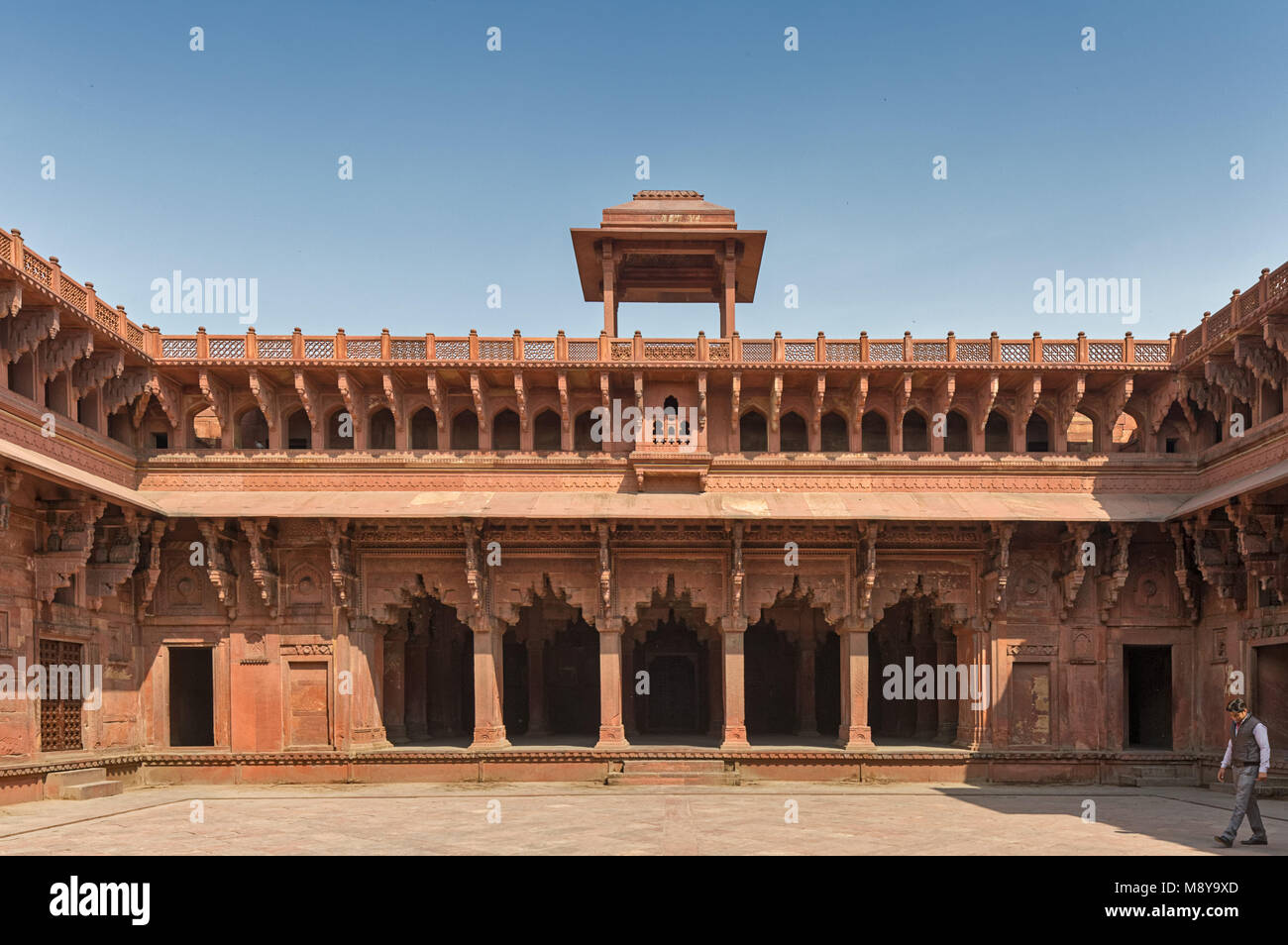 Fort Rouge - Agra Banque D'Images