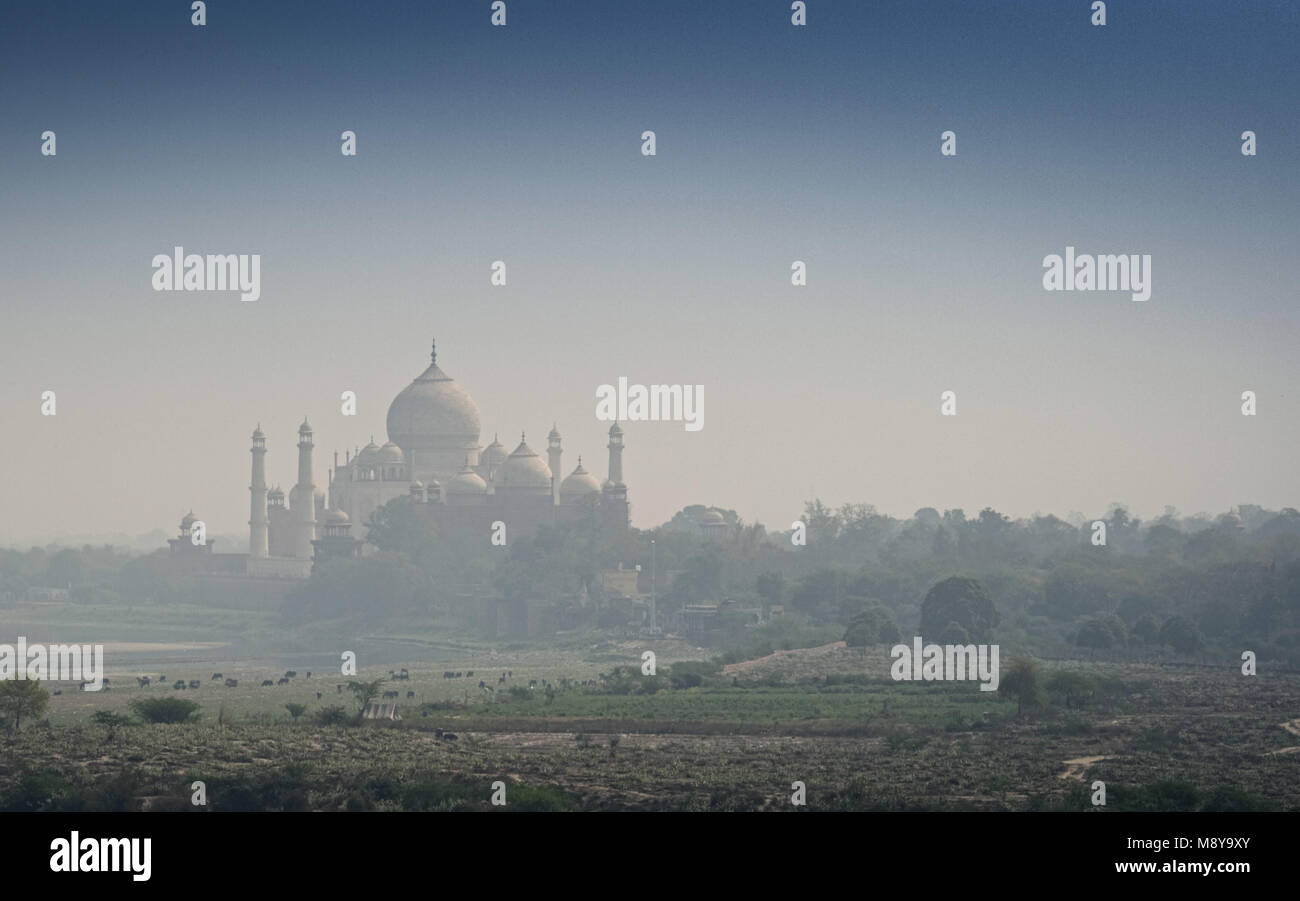 Taj Mahal - Agra Banque D'Images