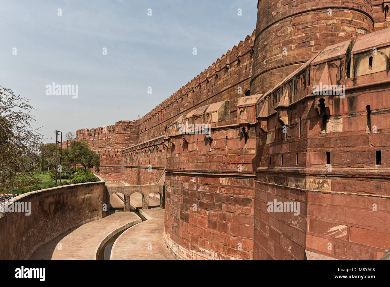 Fort Rouge - Agra Banque D'Images