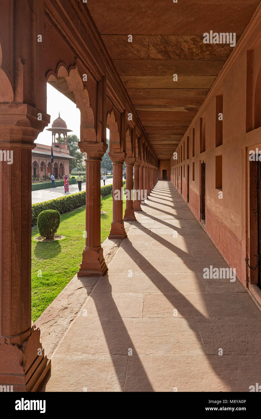 Entrée du Taj Mahal - Agra Banque D'Images