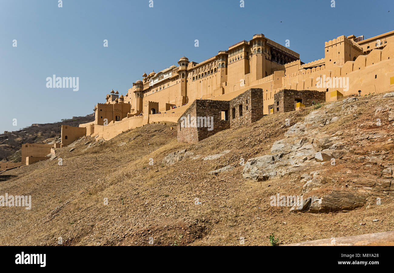 Fort d'Amber - Jaipur Banque D'Images