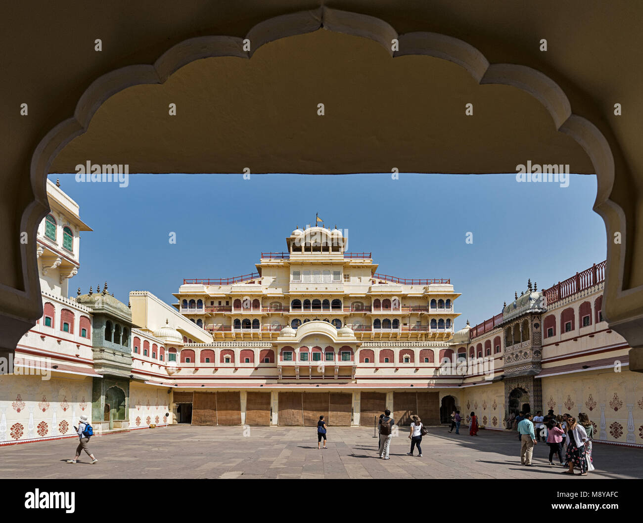 City Palace - Jaipur Banque D'Images