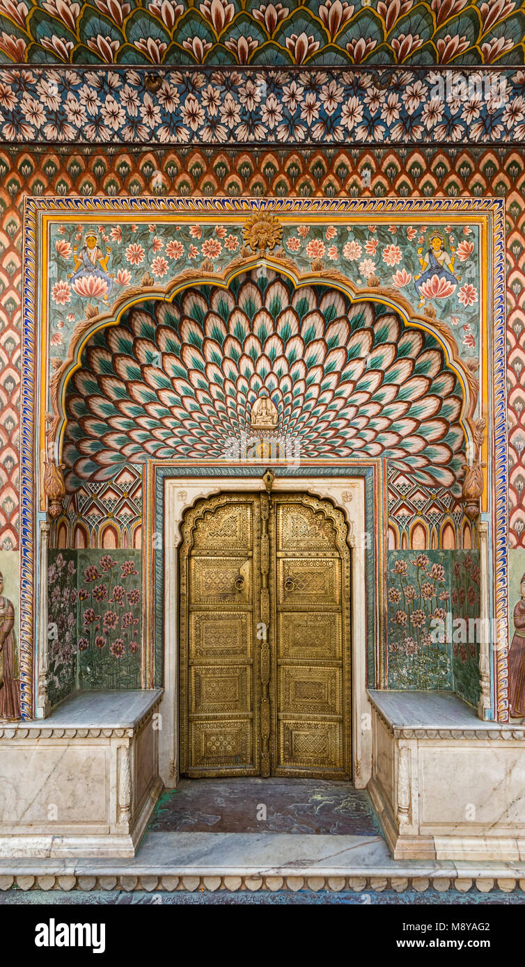 City Palace - Jaipur Banque D'Images