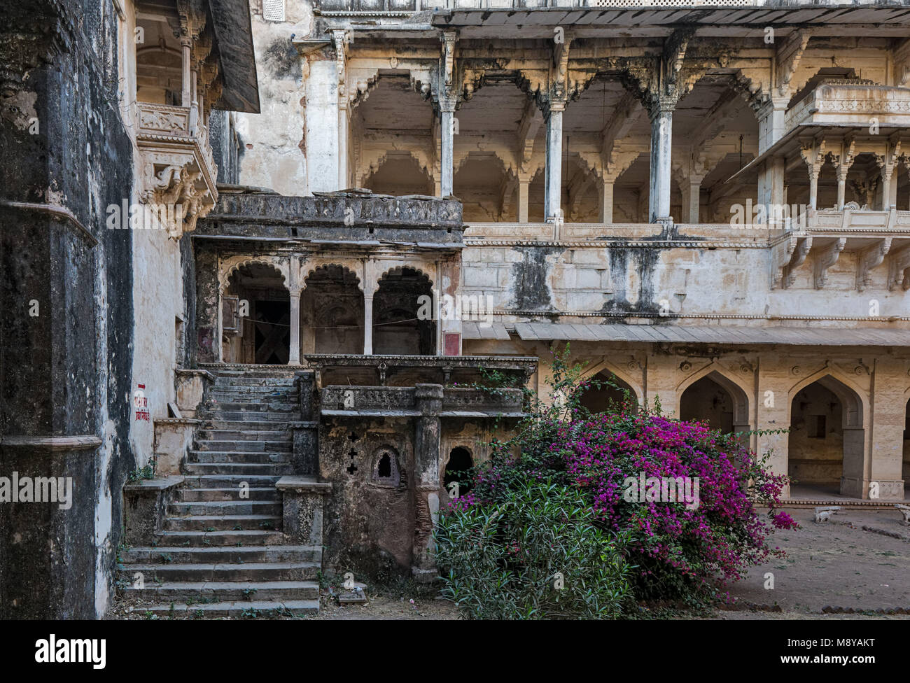Bundi Palace - Rajasthan, Inde Banque D'Images