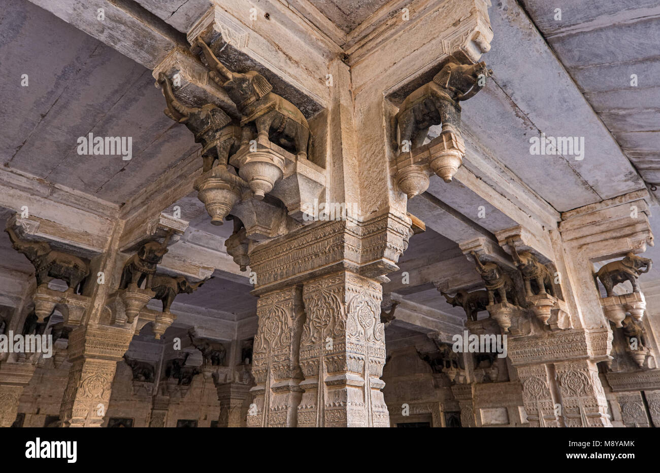 Bundi Palace - Rajasthan, Inde Banque D'Images