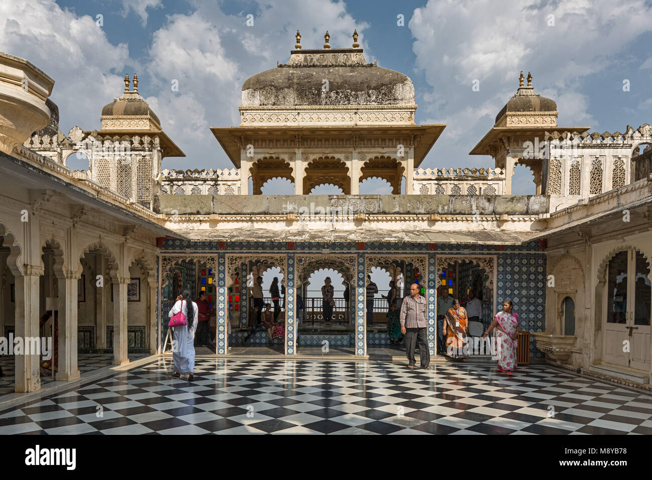 City Palace - Udaipur Banque D'Images