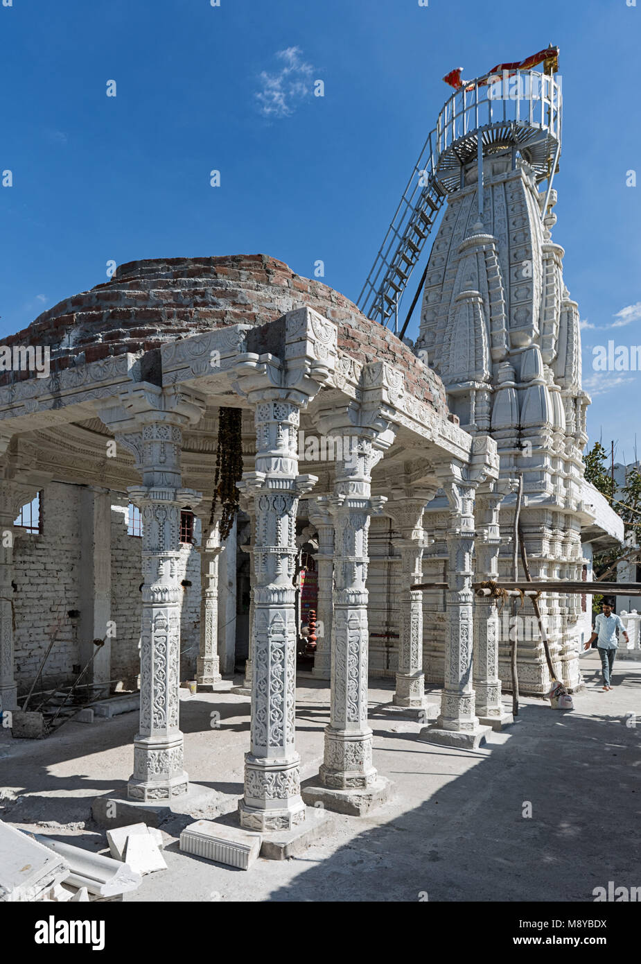 Temple Karni Mata - Udaipur Banque D'Images