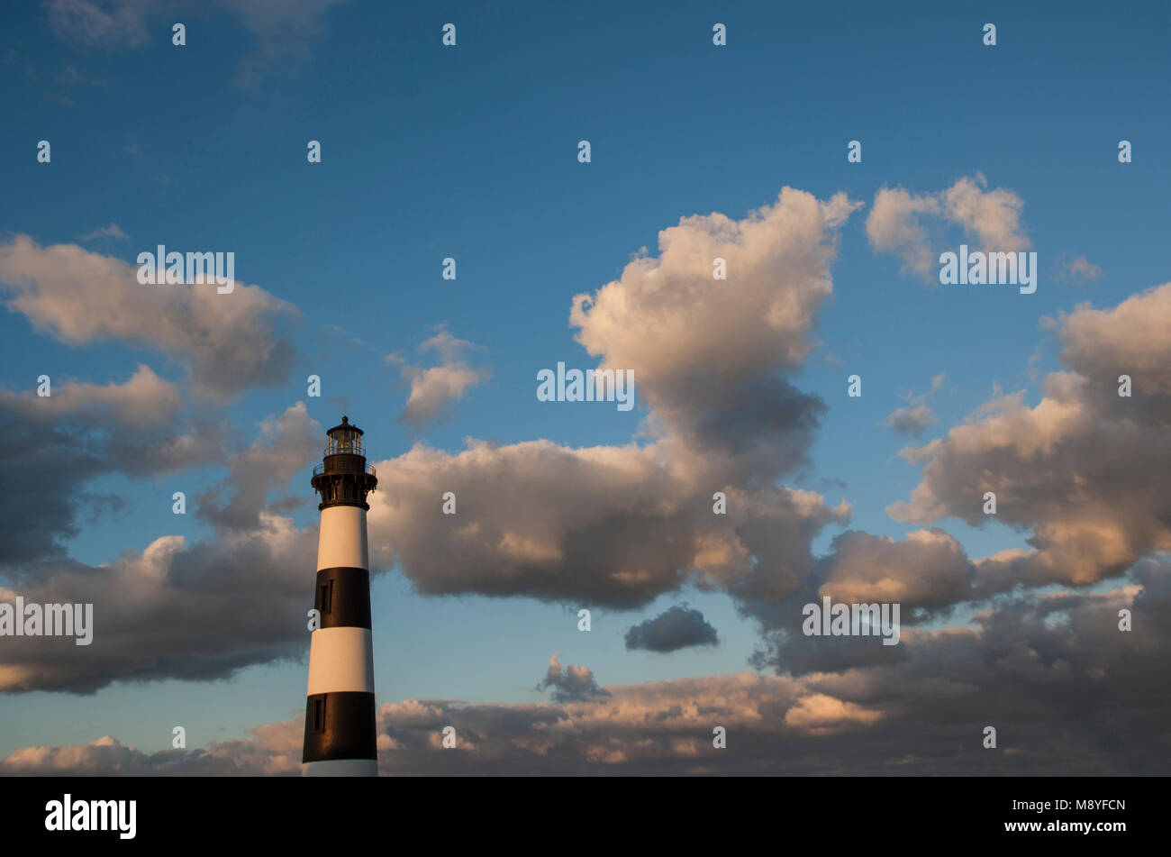 Bodie Island Lighthouse, Cape Hatteras national seashore Outer Banks de la Caroline du Nord USA Banque D'Images