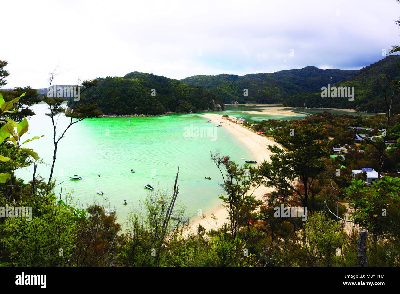 Parc national Abel Tasman, île du Sud, Nouvelle-Zélande Banque D'Images