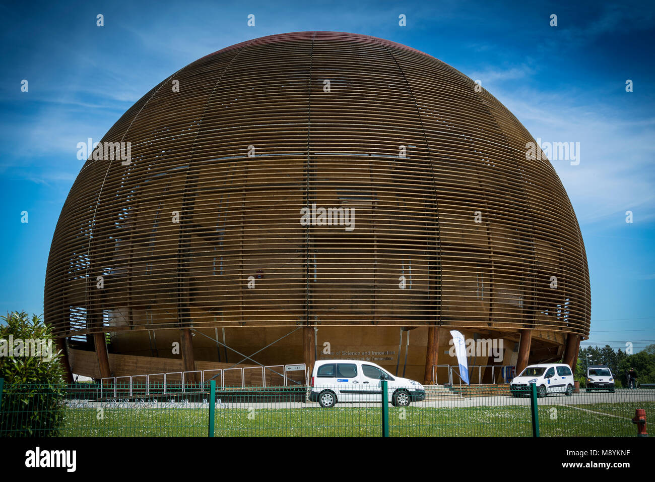 Centre scientifique du CERN Banque D'Images