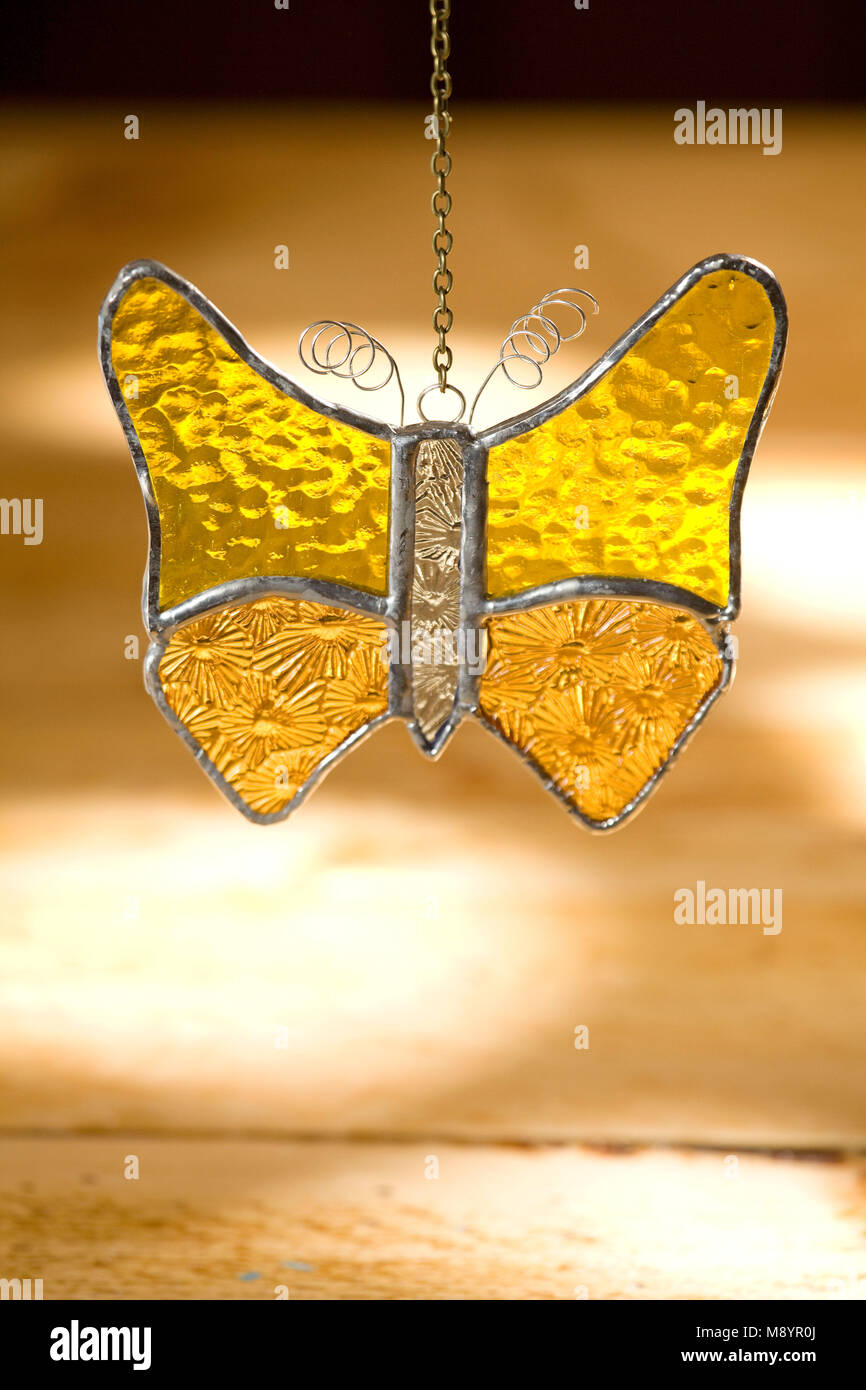 Papillon en verre faits à la main Banque D'Images