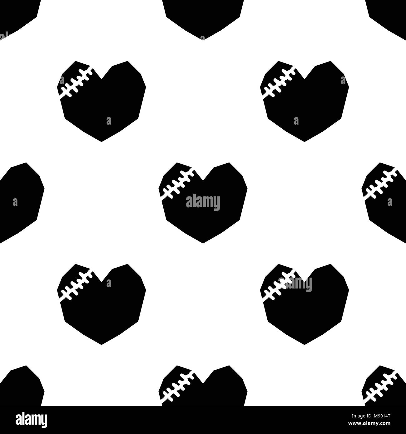 Coeur brisé noir sur fond blanc. Illustration de Vecteur