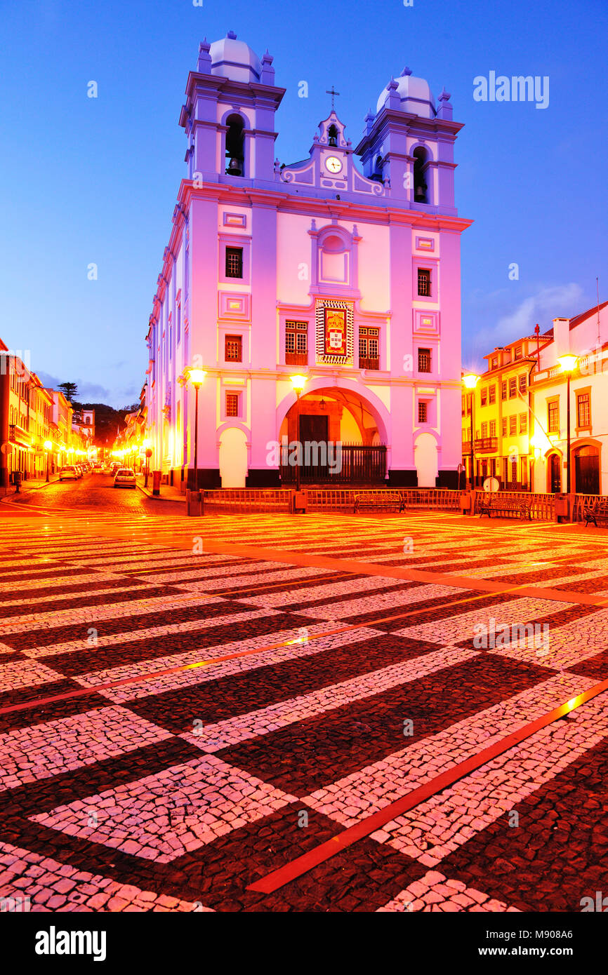 L'église de Misericordia, Angra do Heroísmo. Terceira, Açores. Portugal Banque D'Images