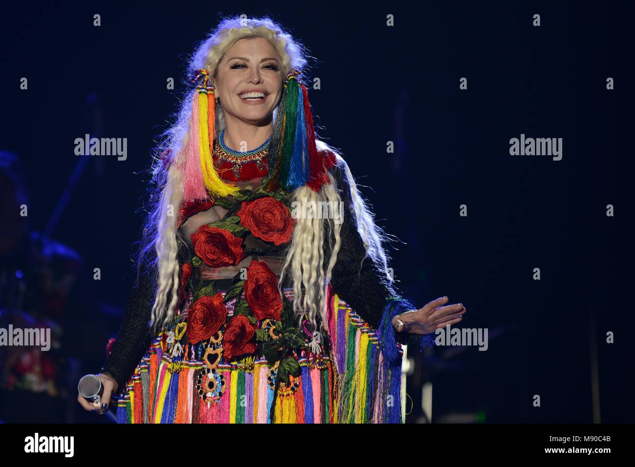 Loredana Groza - chanteuse roumaine Banque D'Images