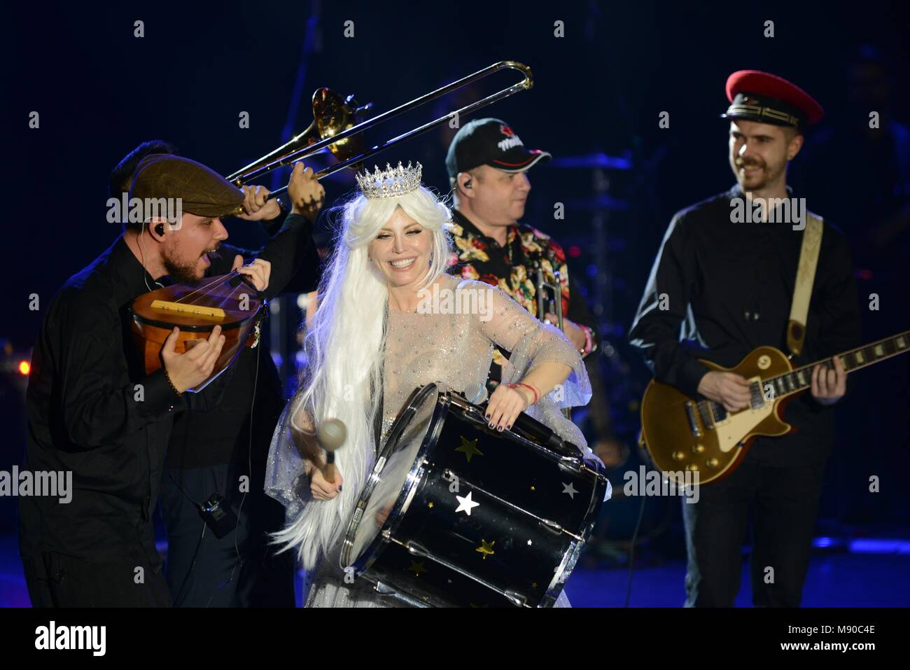 Loredana Groza - chanteuse roumaine Banque D'Images