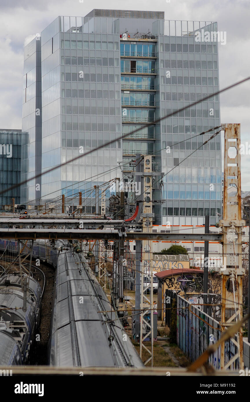 TER, SNCF Train régional, Lyon, France Banque D'Images