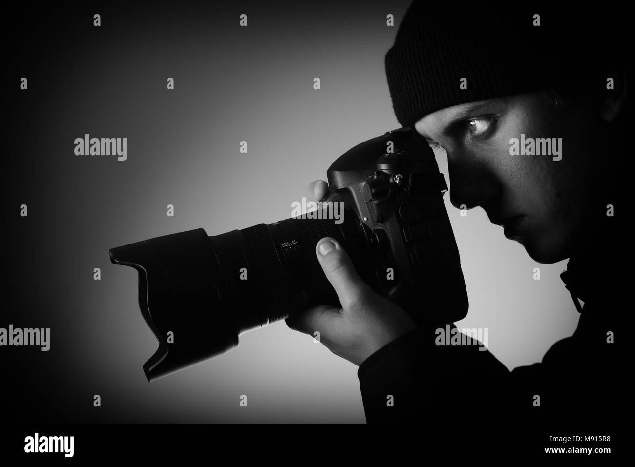 Photographer-Paparazzi Banque D'Images
