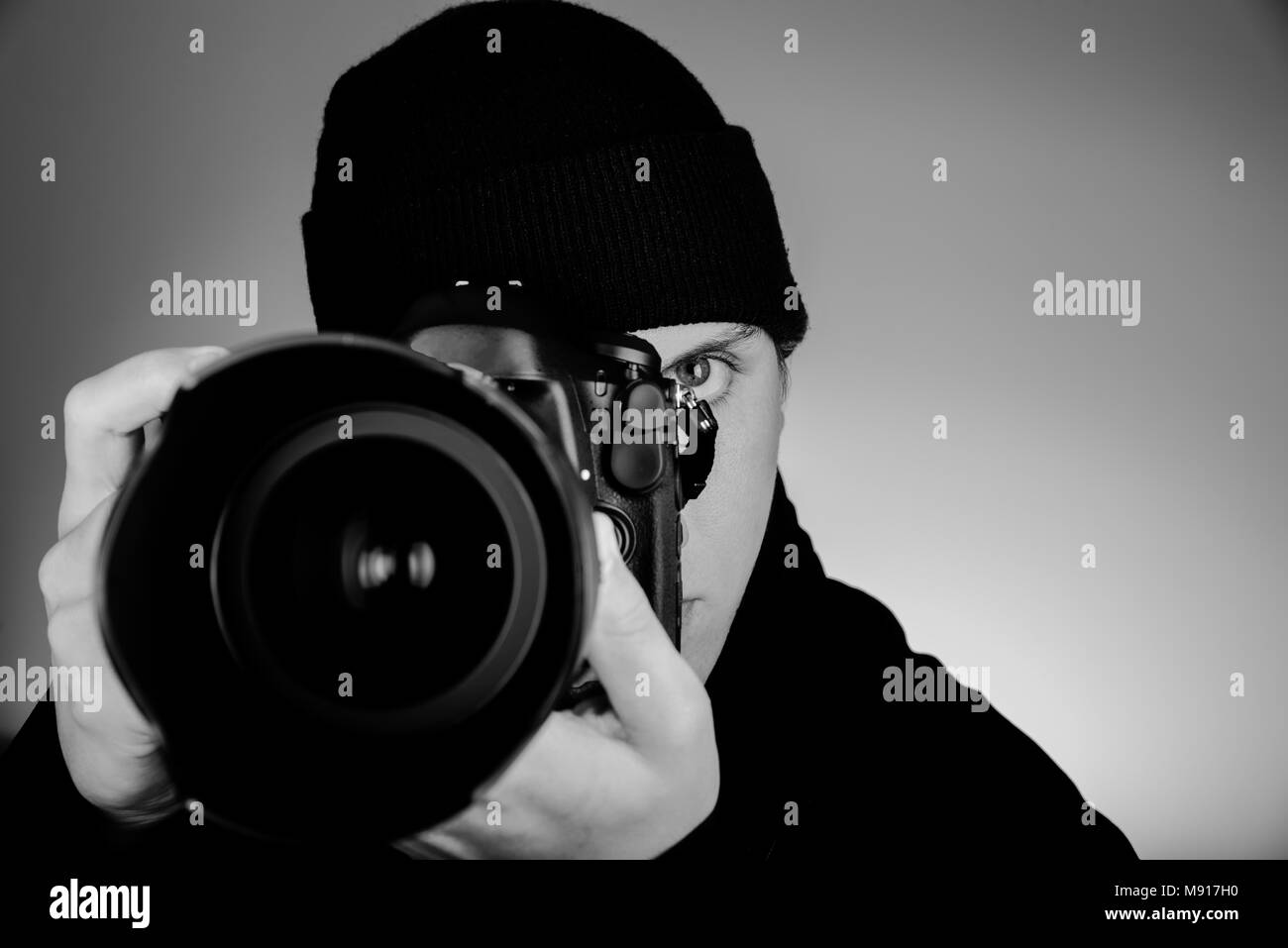 Photographer-Paparazzi Banque D'Images