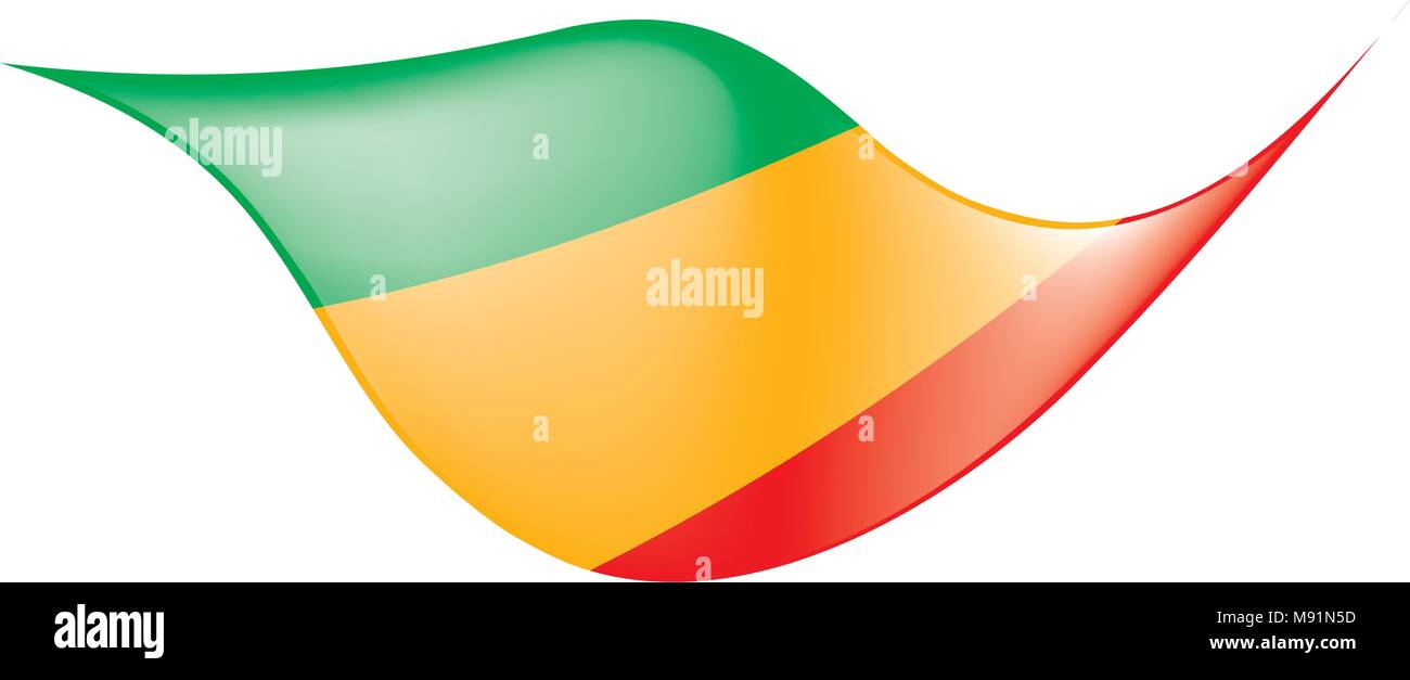 Mali drapeau. Vector Illustration de Vecteur