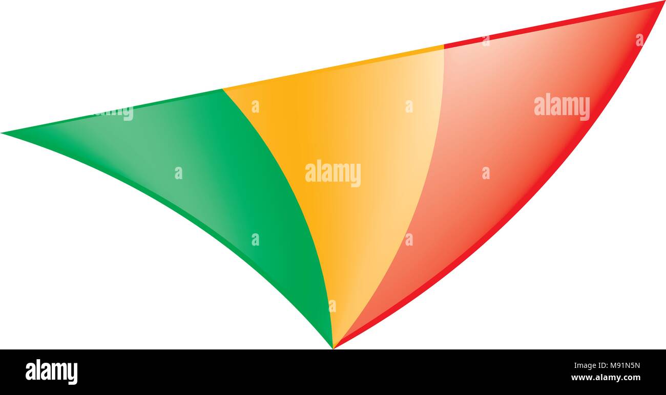 Mali drapeau. Vector Illustration de Vecteur