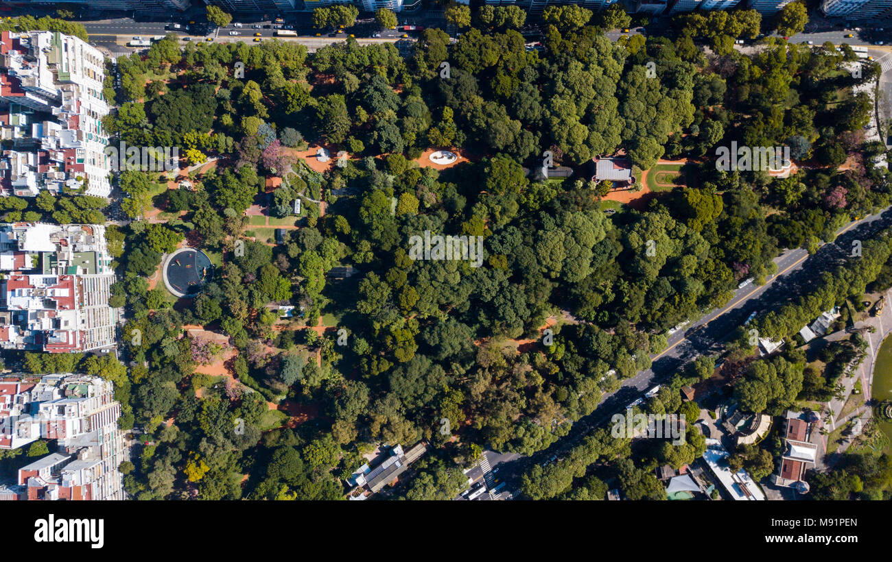 Jardín Botánico Carlos Thays dans le quartier de Palermo de Buenos Aires, Argentine Banque D'Images