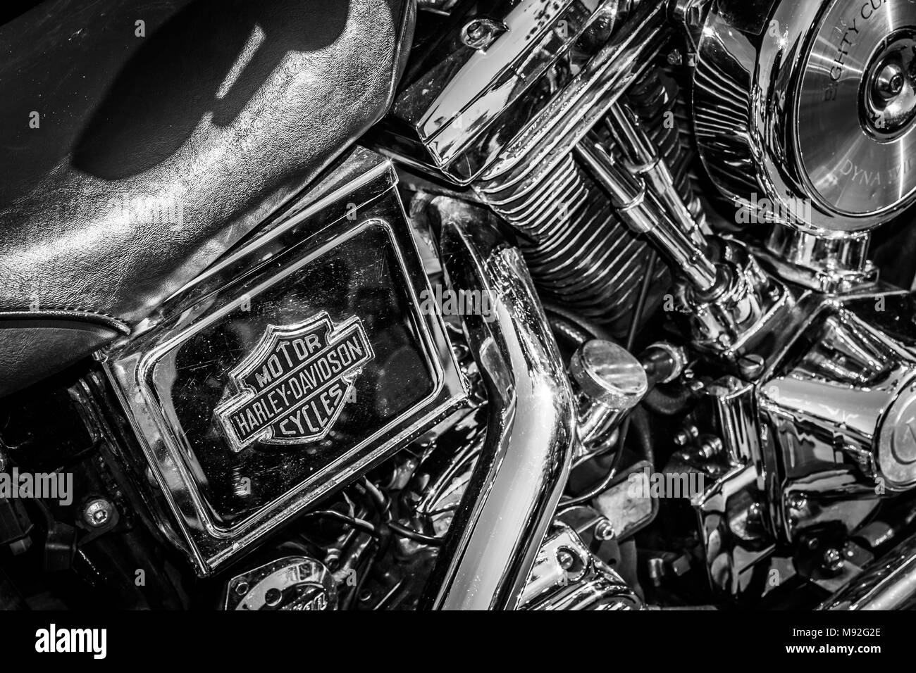 Beauté Harley-Davidson Banque D'Images