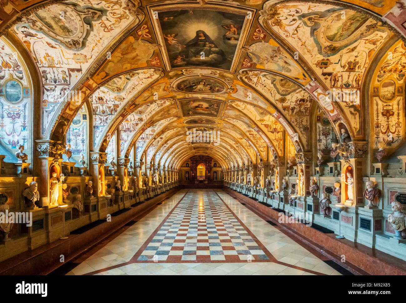 La Résidence de Munich, il est le siège du gouvernement et résidence des ducs de Bavière, les électeurs et des rois de 1508 à 1918 Banque D'Images