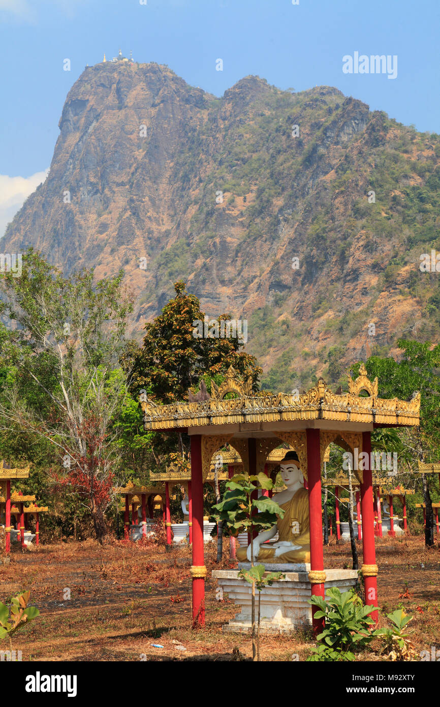 Le Myanmar, l'Etat de Kayin, Mont Zwegabin, Banque D'Images