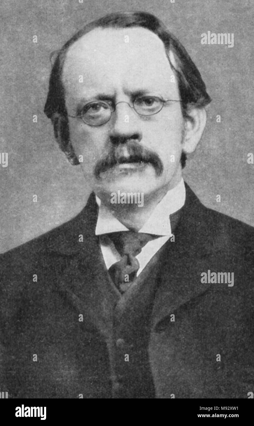 J.J. Thomson, Sir Joseph John Thomson (1856 - 1940) Physicien anglais lui attribue la découverte et l'identification de l'électron, et avec la découverte des premières particules subatomiques Banque D'Images