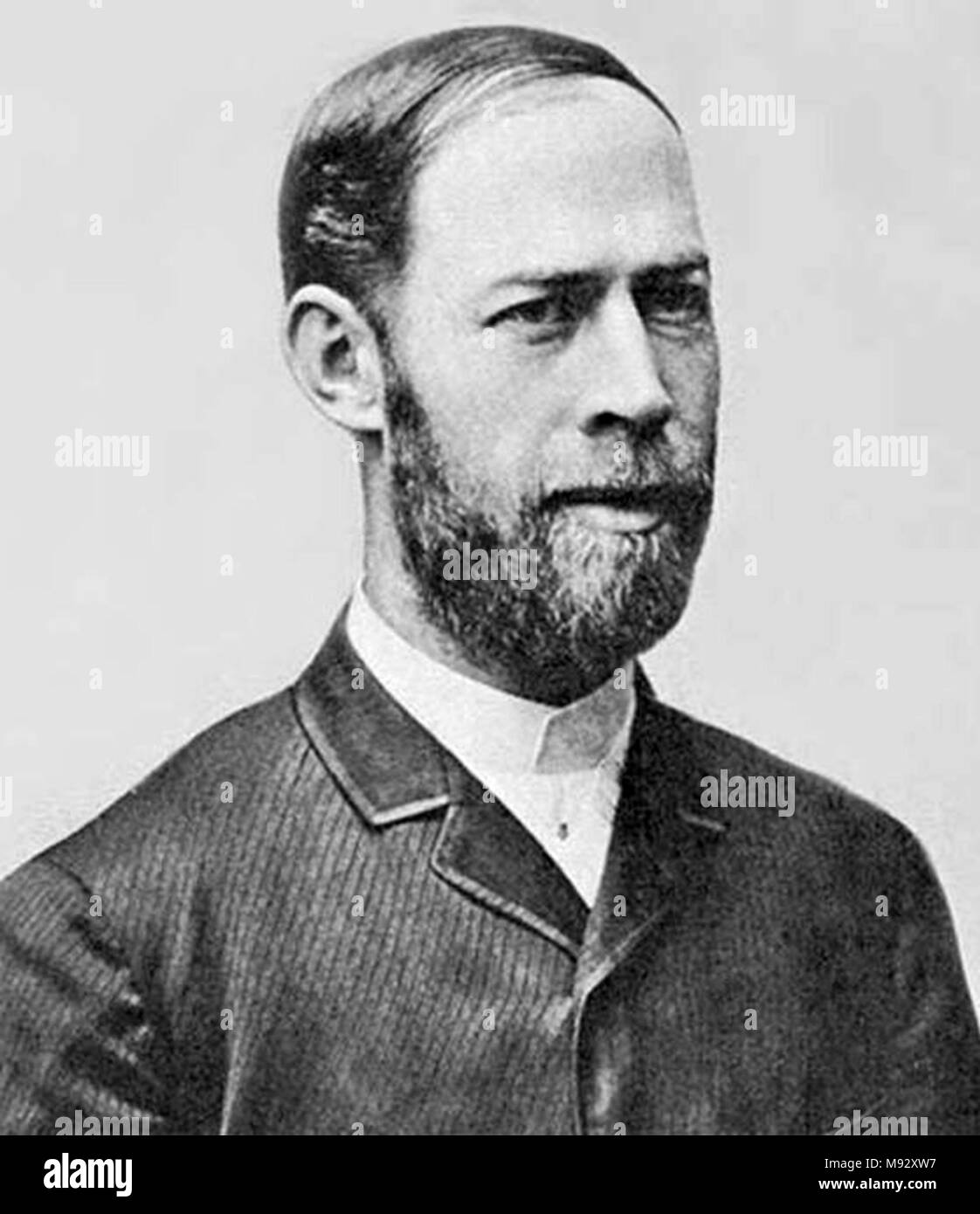 Heinrich Rudolf Hertz (1857 - 1894) Physicien allemand Banque D'Images
