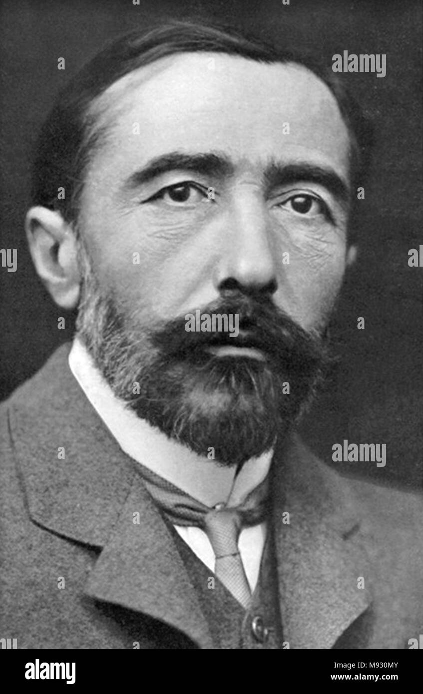 Joseph Conrad (1857 - 1924) écrivain polonais Banque D'Images