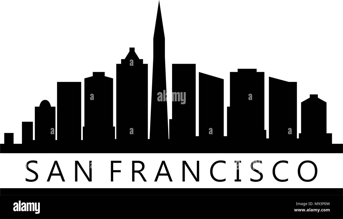 Horizon de san francisco Illustration de Vecteur
