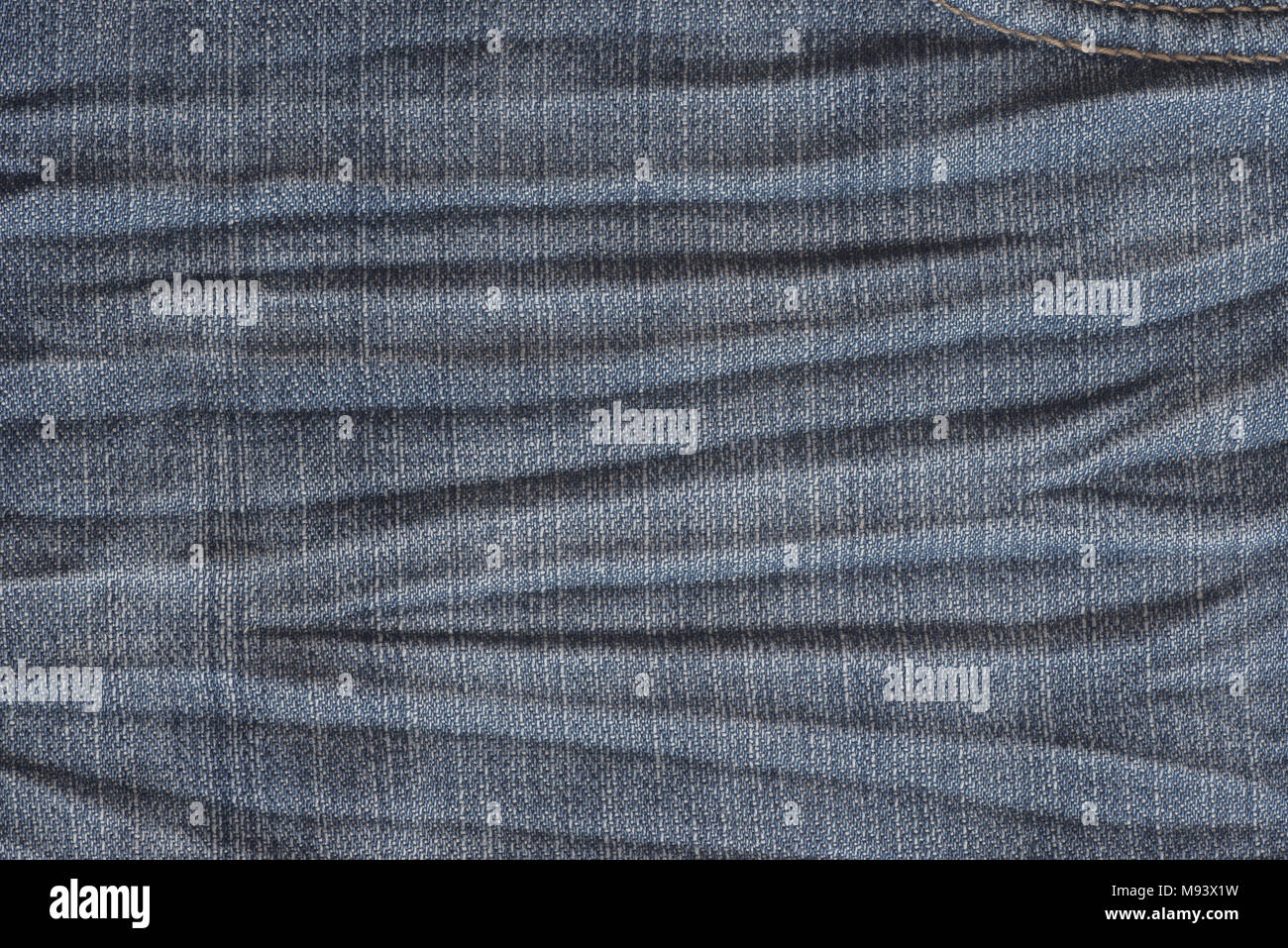 Vieux weatered texture denim bleu Banque D'Images