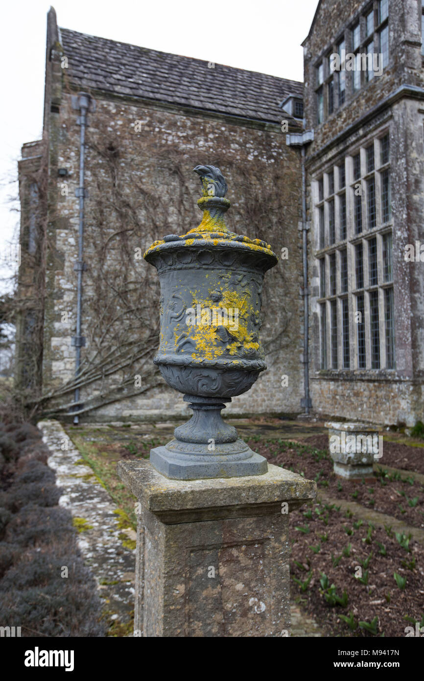 Châtelaine de Parham, Dame Emma Barnard, Parham House and Gardens, Elizabethan House, Storrington, West Sussex, England, UK Banque D'Images