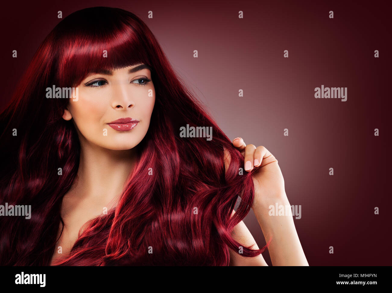 Cheveux Acajou Photos Cheveux Acajou Images Alamy