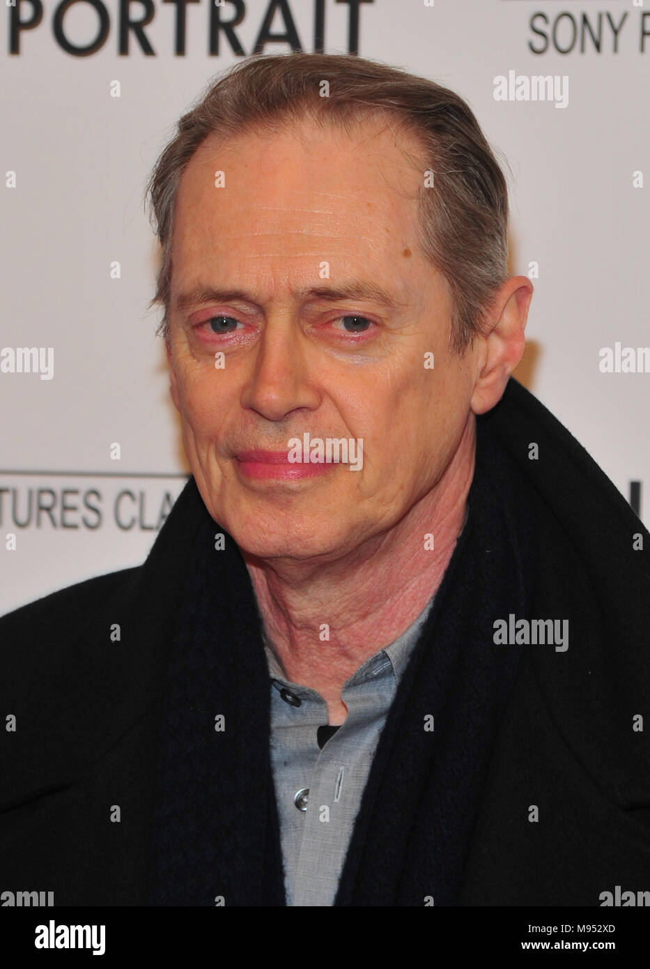 New York, NY, USA. Mar 22, 2018. Steve Buscemi assister à la finale 'Portrait' New York le dépistage à Guggenheim Museum le 22 mars 2018 dans la ville de New York. Crédit : John Palmer/media/Alamy Punch Live News Crédit : MediaPunch Inc/Alamy Live News Banque D'Images