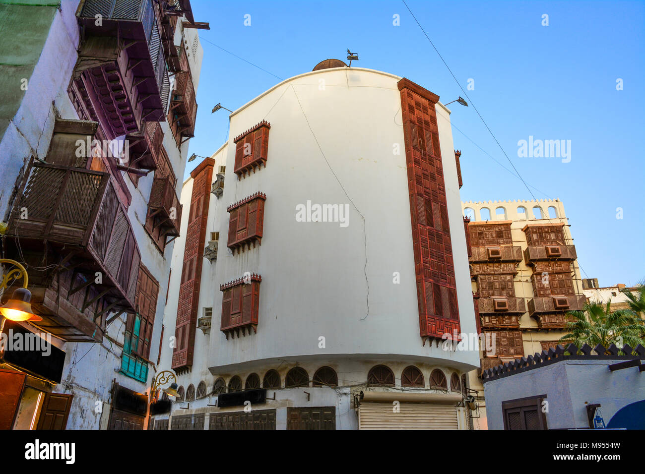 Unesco world heritage village historique à Jeddah, Arabie saoudite Banque D'Images