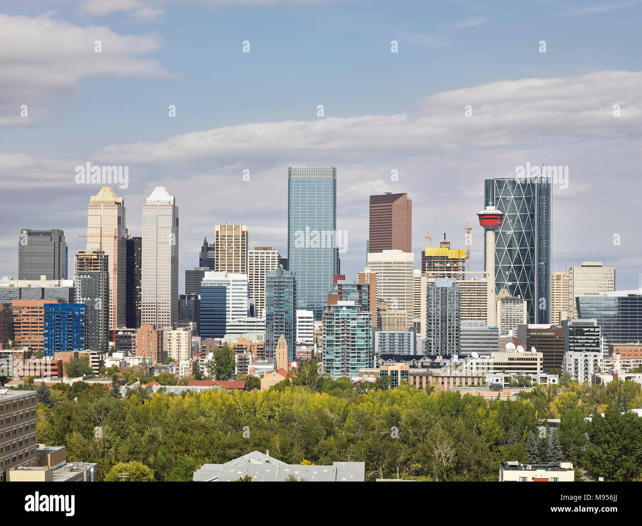 Ville de Calgary. Brookfield Place, Calgary, Canada. Architecte : Dialogue, 2018. Banque D'Images